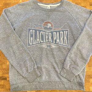 Jerzees Glacier Park Heather Gray Crewneck Sweater Women’s Size Medium